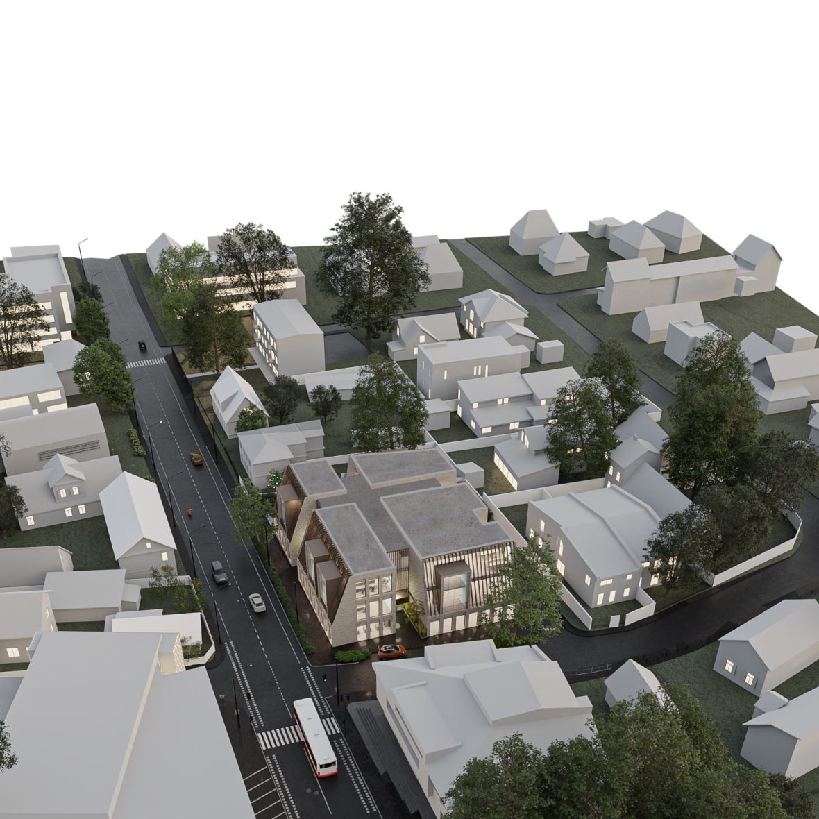 Construction of the 'L34' business center has begun in Vilnius.
